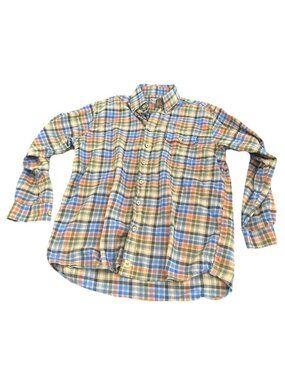 Men’s Southern Marsh Plaid Button Down Size Large